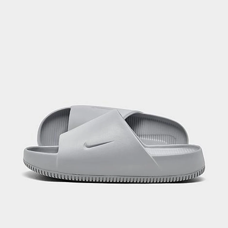 Nike Men's Calm Slide Sandals in Wolf Grey/Wolf Grey Size: 7.0