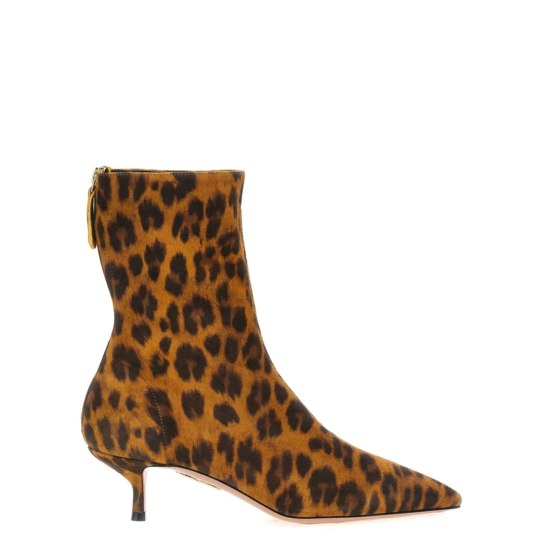 Aquazzura Montmartre Leather Ankle Boots