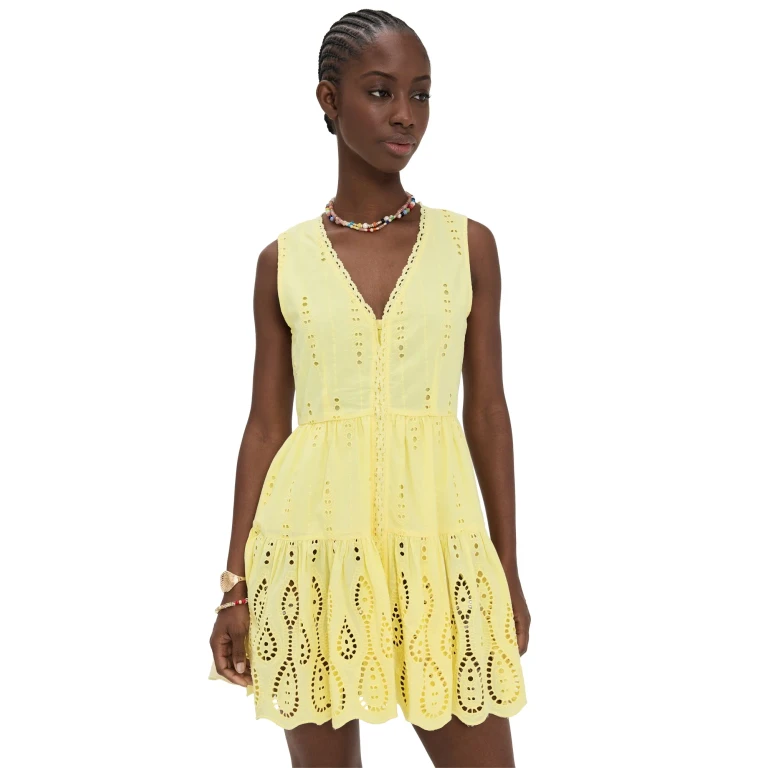 Playa Lucila Mini Dress Butter Yellow XL