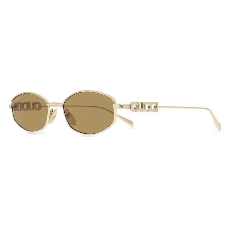 Gucci Brown Oval Ladies Sunglasses GG1802S 005 55