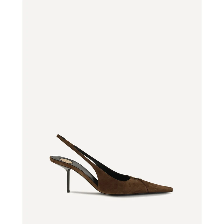 Saint Laurent Babylone Breteuil Slingback Pumps