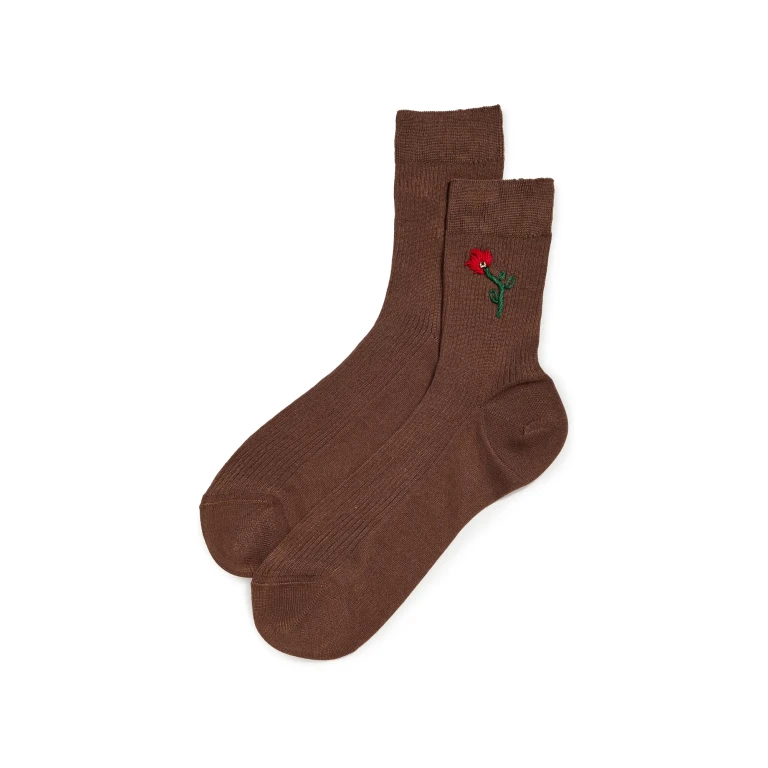 Maria La Rosa Iris Socks Cocco One Size