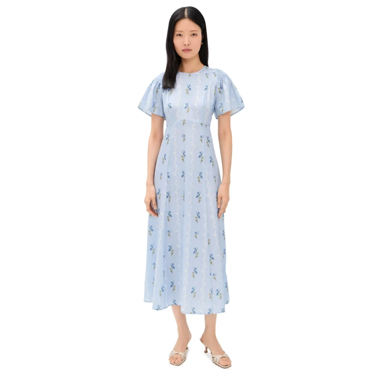 Hill House Home The Dominique Dress Bluebell Waltz XL