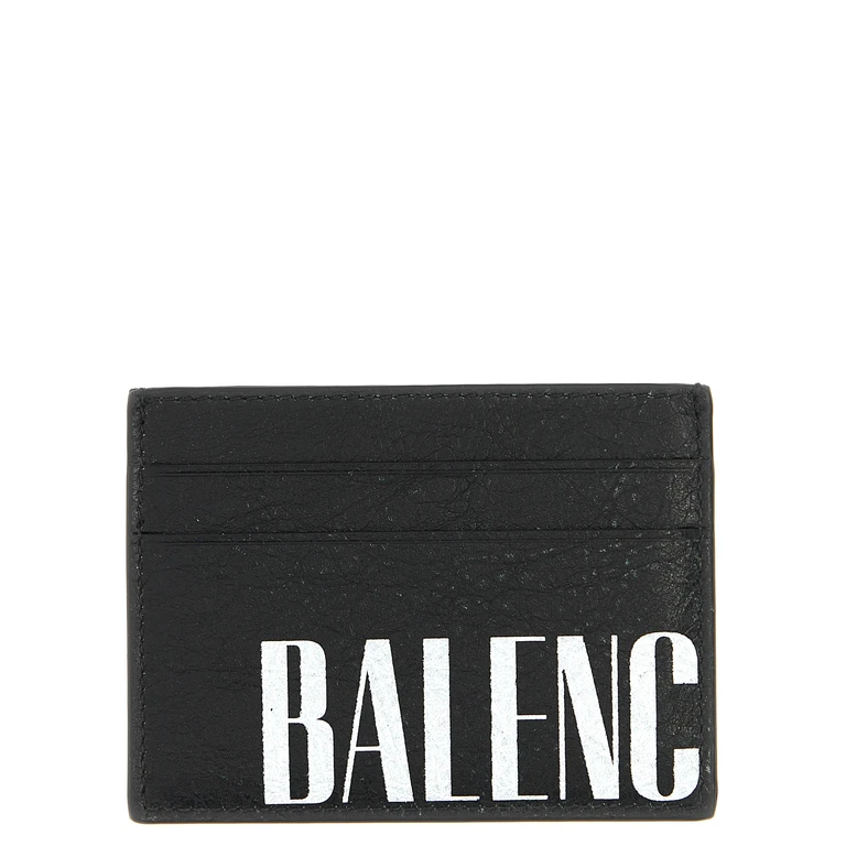 Balenciaga Bicolor Lamb Leather Cardholder Accessory - Men