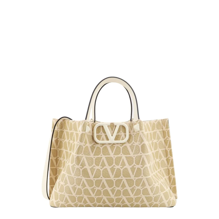 Valentino Garavani Borsa Tote In Rafia Toile Iconographe