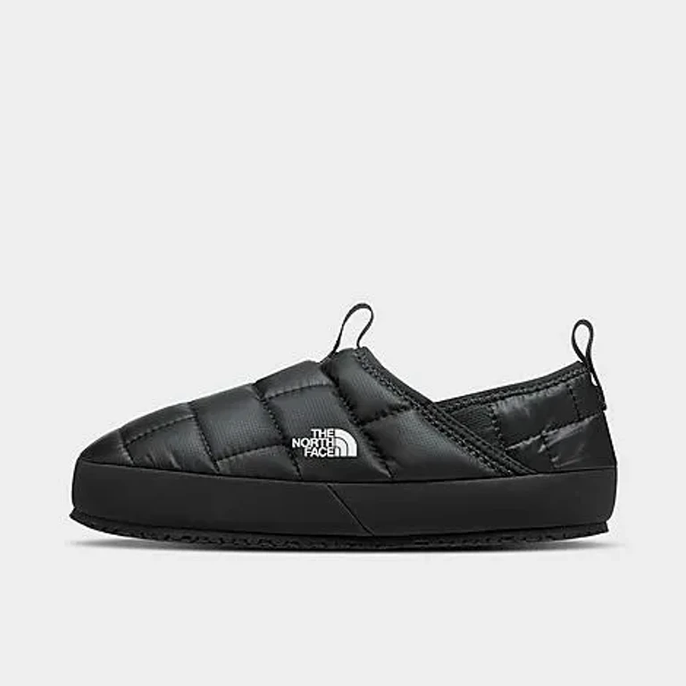 The North Face Little Kids Thermoball Traction Mule II Slippers in TNF Black/TNF White Size: 1.0