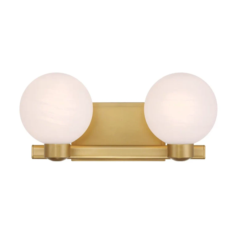 Legacy Brass Bathroom Vanity Light from the Mooncrest Collection