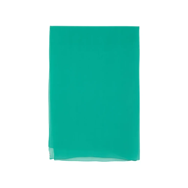 Max Mara Green Silk Scarf