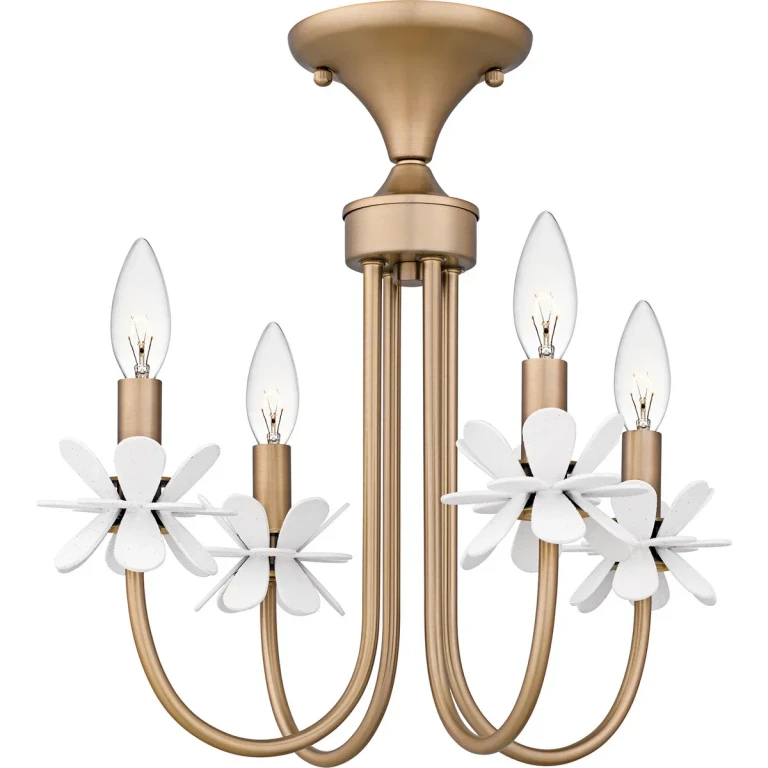 Bronze Gold Semi-Flush Mount from the Remy Collection