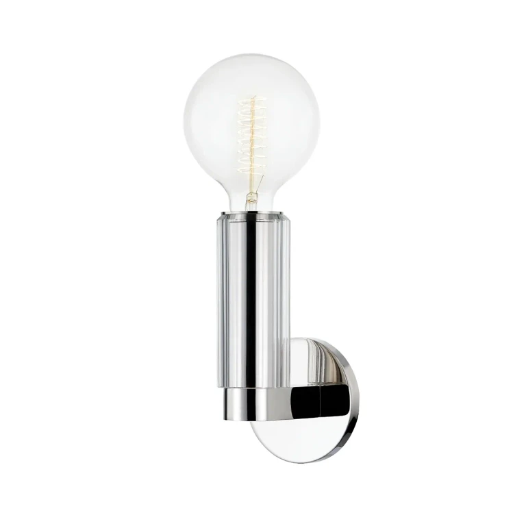 Polished Nickel Wall Sconce from the Gilbert Collection