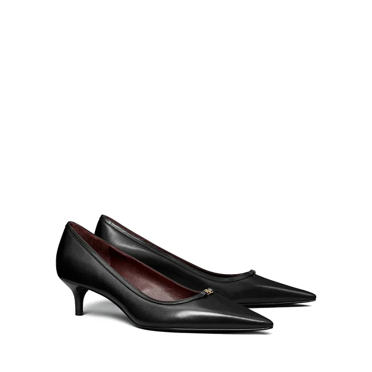 Tory Burch Damen Double T Kitten Heel Pumps