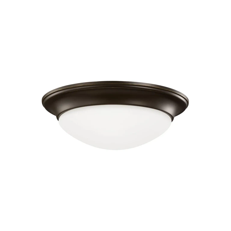Bronze Two Light Flush Mount from the Nash Collection