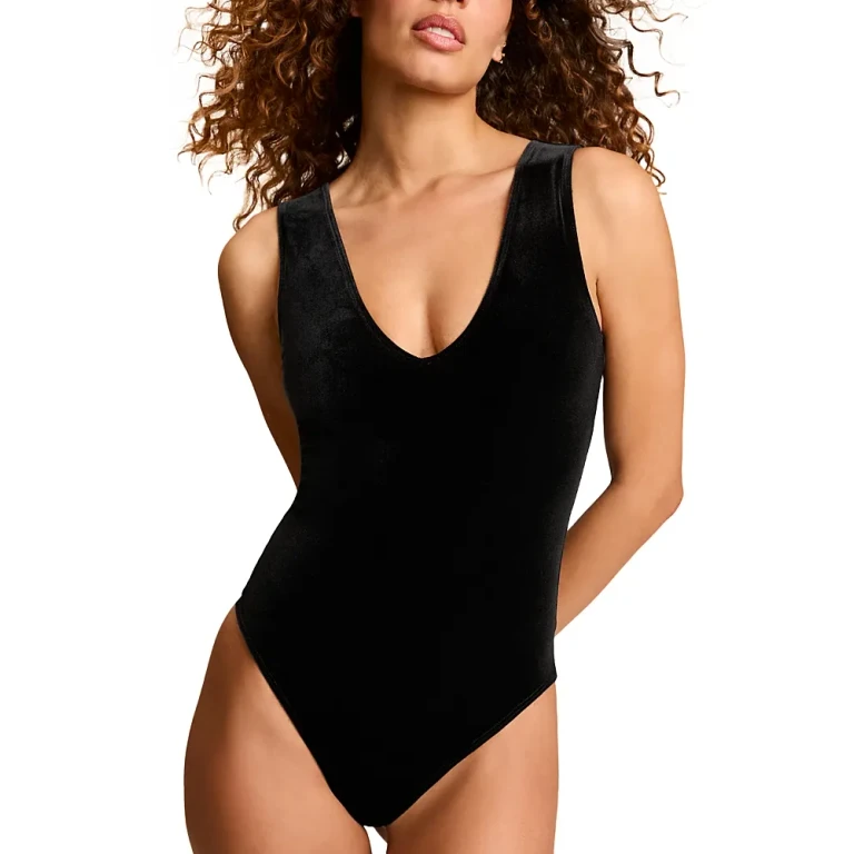 Commando Velvet Deep V Bodysuit