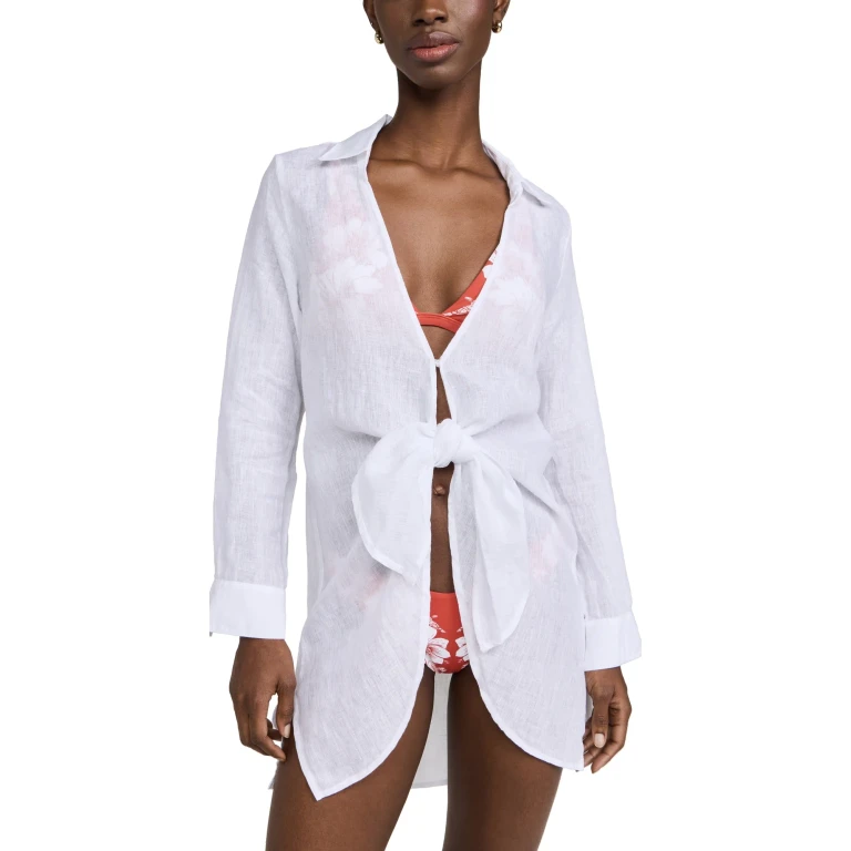 PQ Swim Millie Tie Cover Up White XS/S