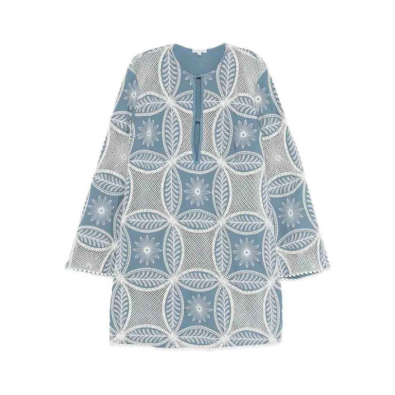 Poupette St Barth Robe Courte - Bleu