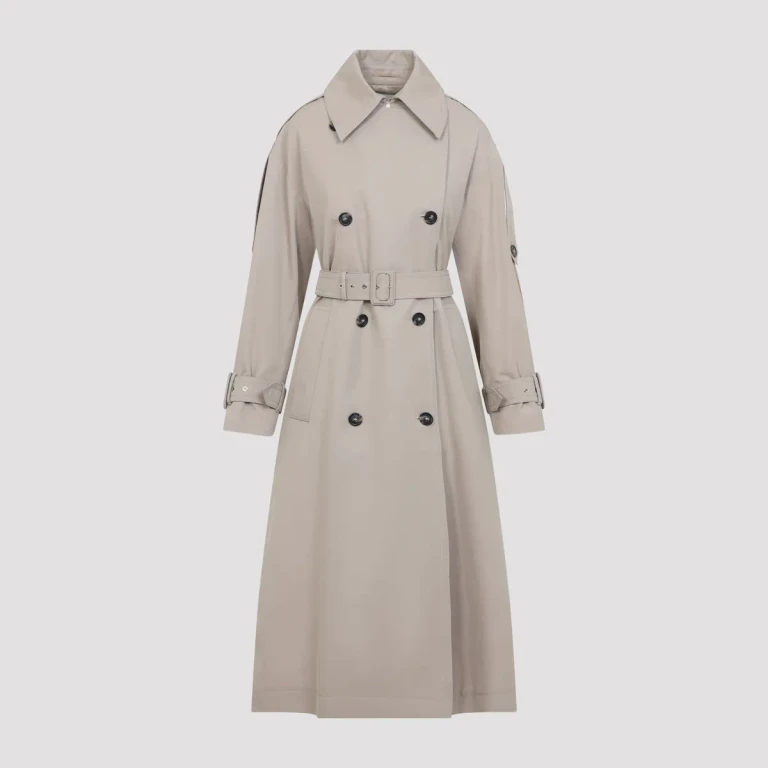 Sportmax Spxgocce Belted Double-breasted Trench Coat