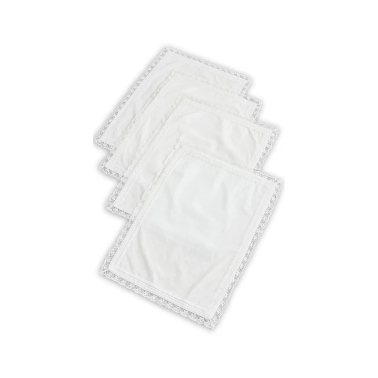 LoveShackFancy Victorian Placemat White One Size