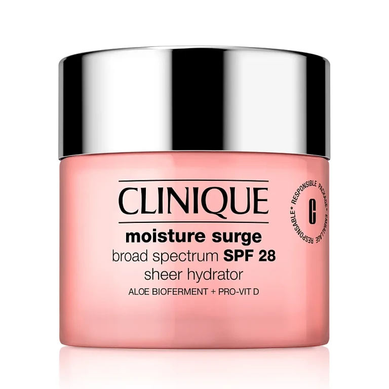 Clinique Moisture Surge Broad Spectrum Spf 28 Sheer Hydrator Moisturizer 2.5 oz.