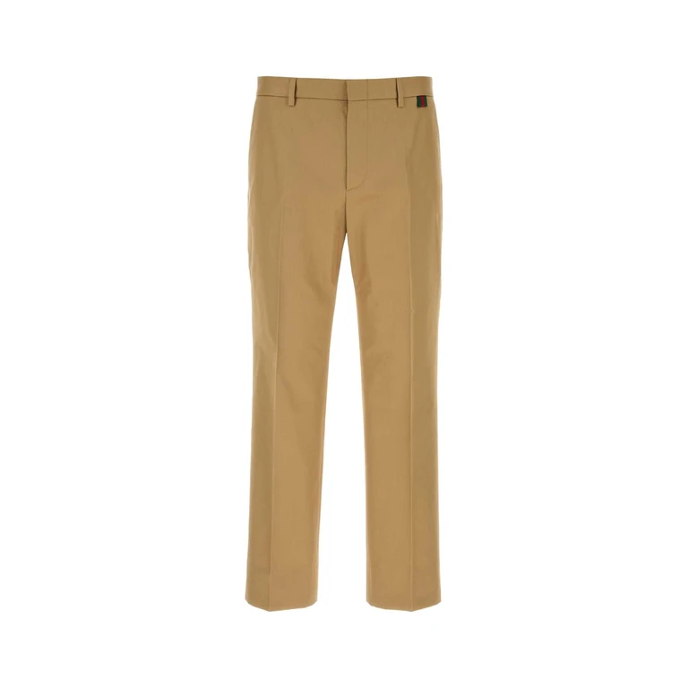 Gucci Beige Cotton Pant Bisque Pantaloni - Men