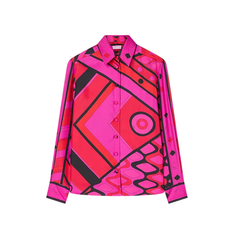 Pucci Vivara Print Silk Shirt