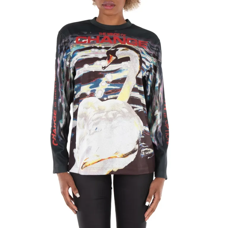 Burberry Graphic-Print Long-Sleeve T-Shirt