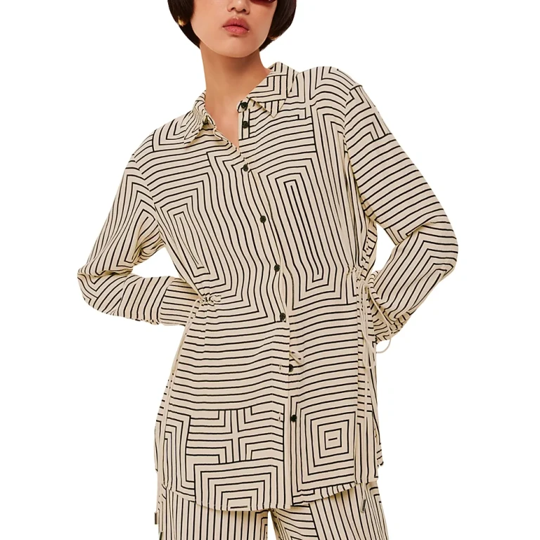Whistles Angled Stripes Shirt