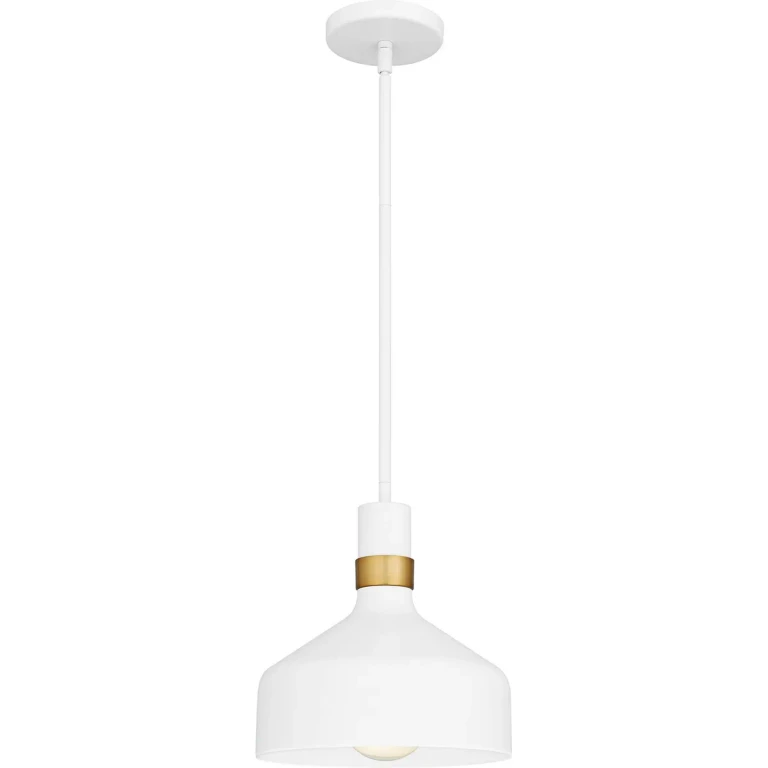 Matte White Mini Pendant from the Arbor Collection
