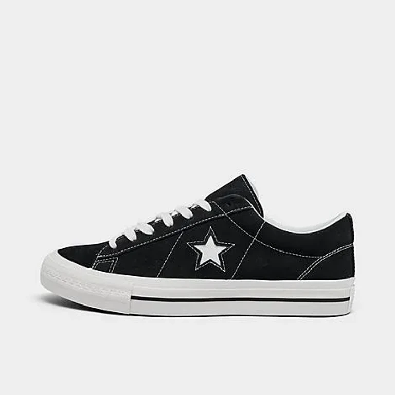 Converse Men's One Star 95 Casual Shoes in Black/Vintage White Size: 7.5