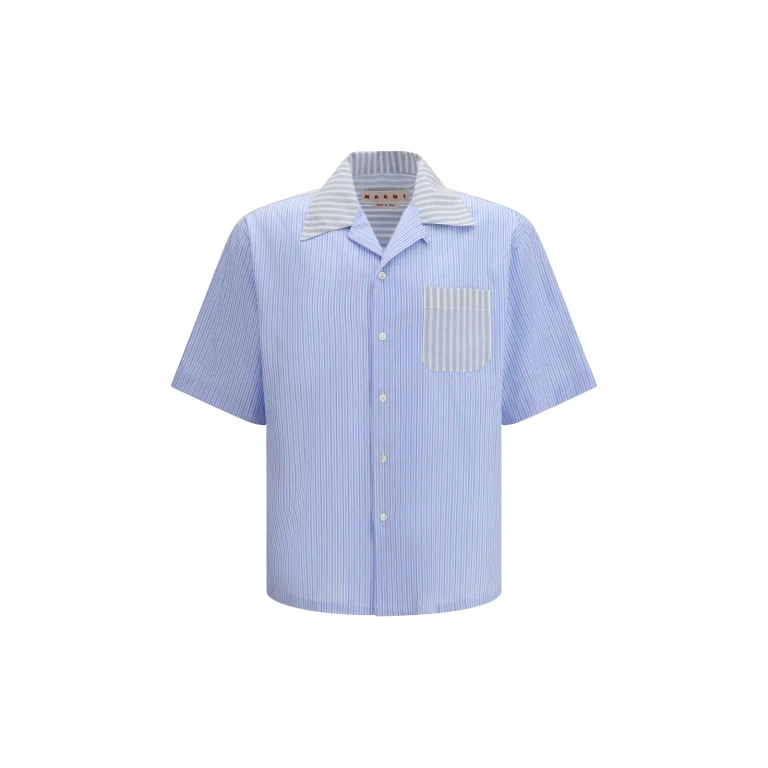 Shirt Men color Blue (CUMU0213Q8UTC254STB37)