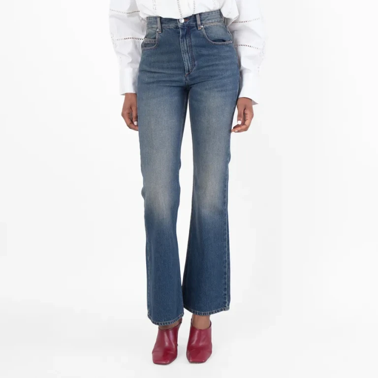 Isabel Marant Belvira High-Rise Bootcut Jeans