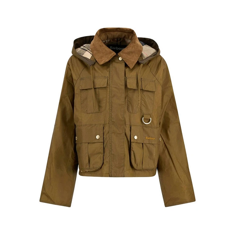 Barbour Liza Corduroy-collar Hooded Jacket