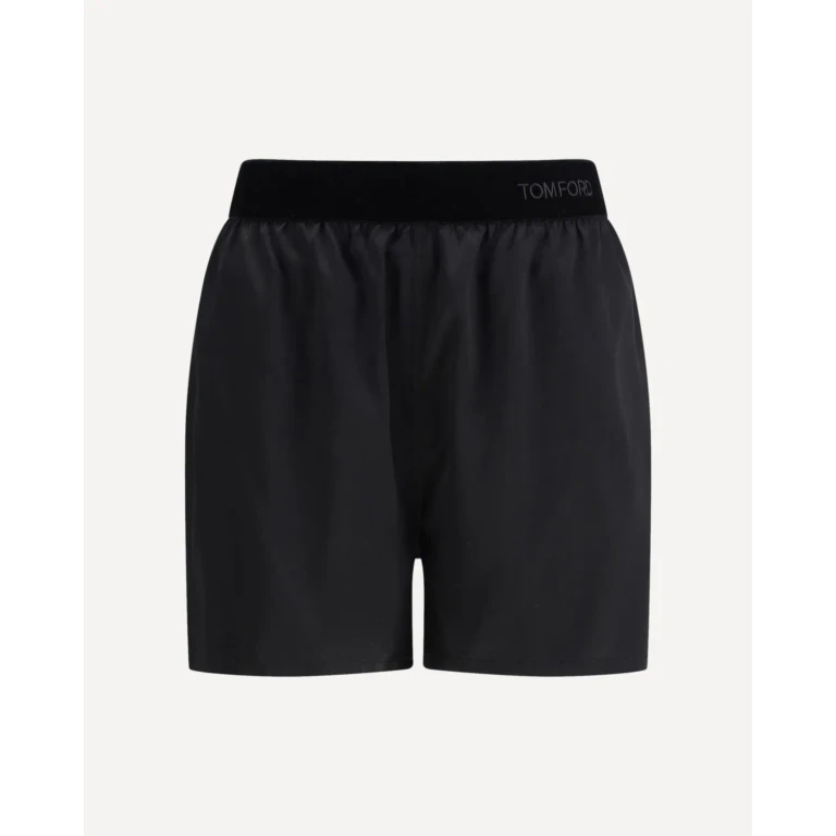 Short de pyjama femme Tom Ford en satin de soie stretch
