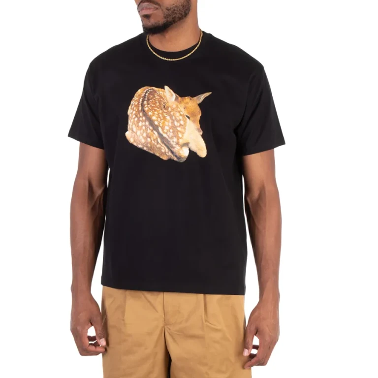 Burberry Fawn Printed Crewneck T-Shirt