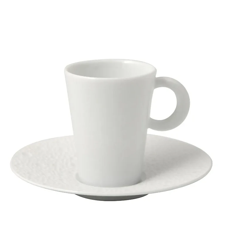 Bernardaud Ecume White Coffee Saucer