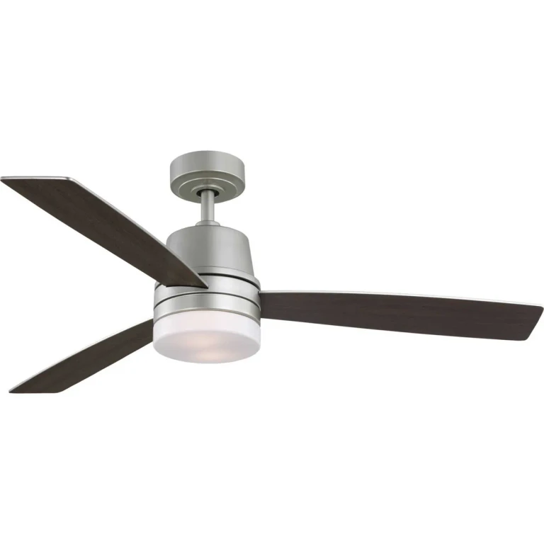 Painted Nickel 52"Ceiling Fan from the Trevina Iv Collection