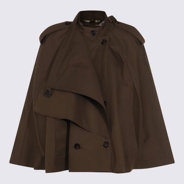 Burberry Cotton Check Cape