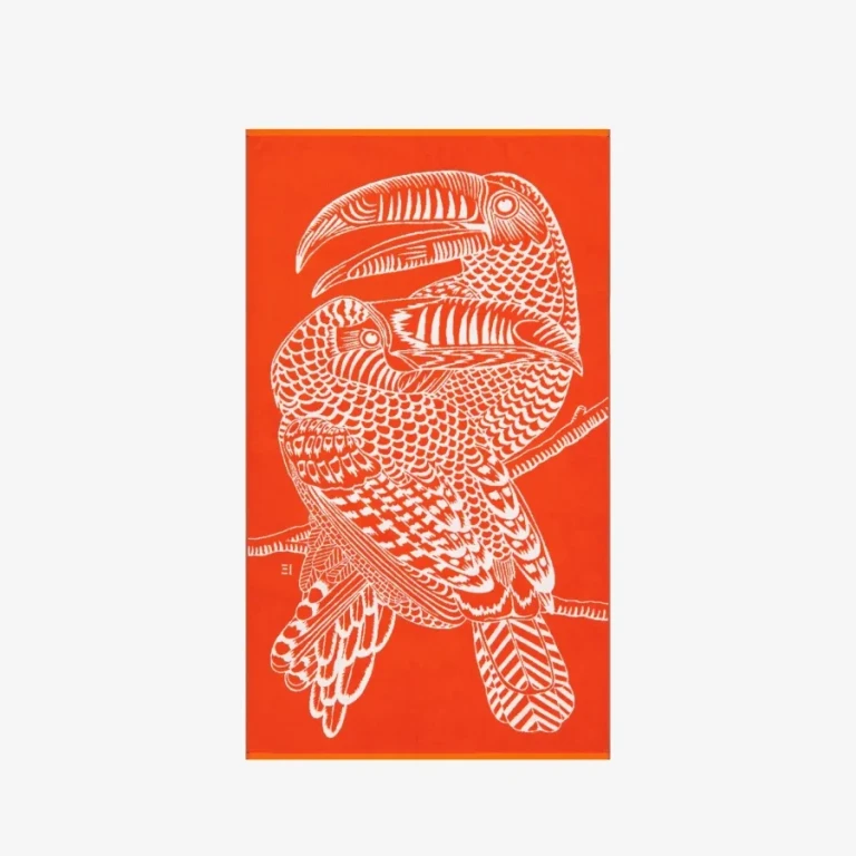Inoui Editions Toucan Beach Towel â Orange