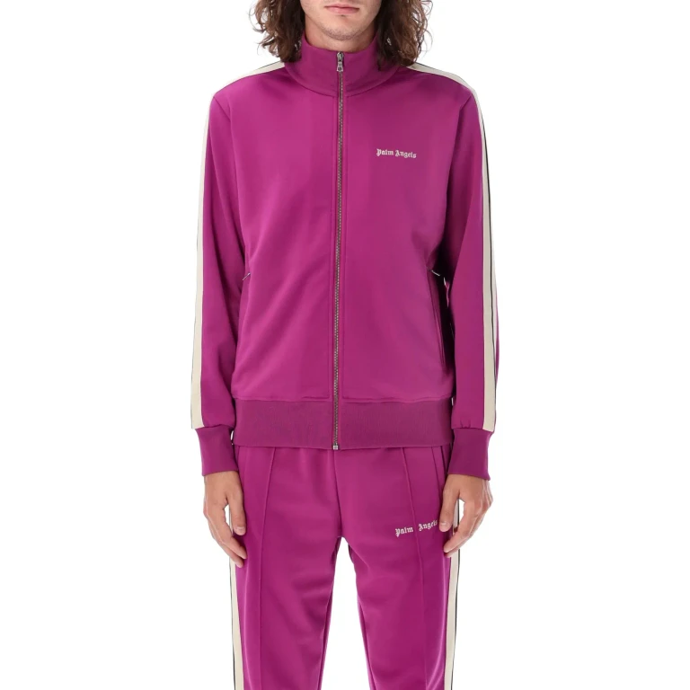 Palm Angels Track Sweatshirt With Contrasting Bands