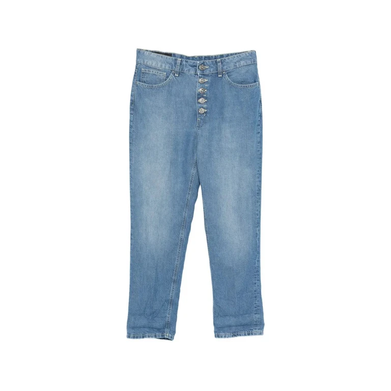 Dondup Koons Bot Gioie Blue Cly Pant - Women