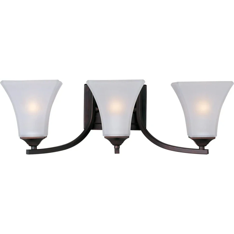 Aurora 3-Light Bathroom Vanity Light in Bronze