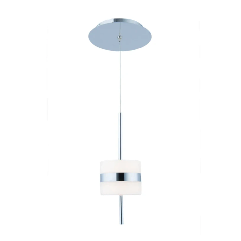 Chrome LED Mini Pendant from the Smore Collection
