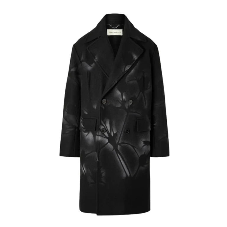 Dries Van Noten Manteau Long - Noir