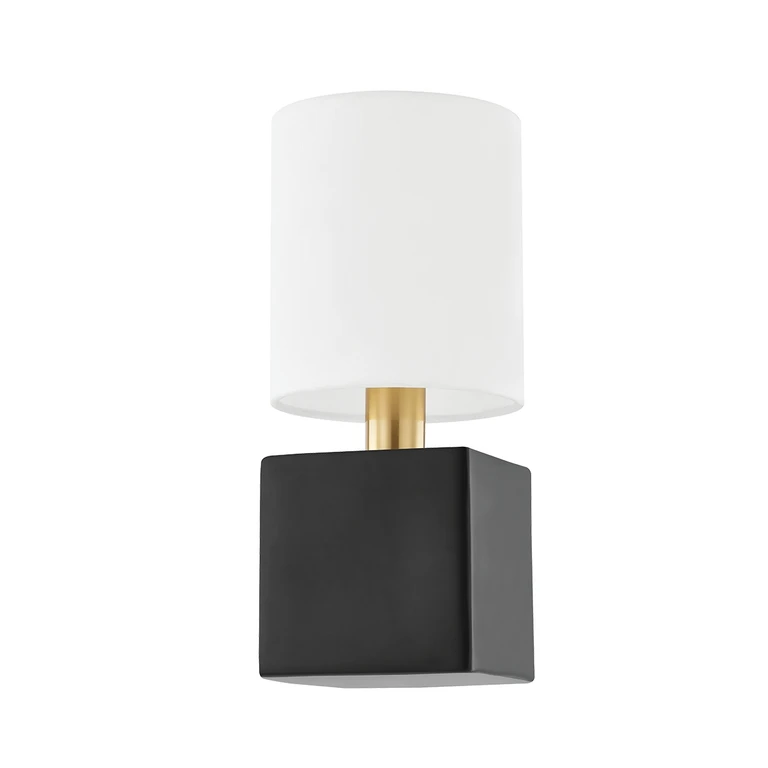 Joey 1-Light Wall Sconce in Aged Brass