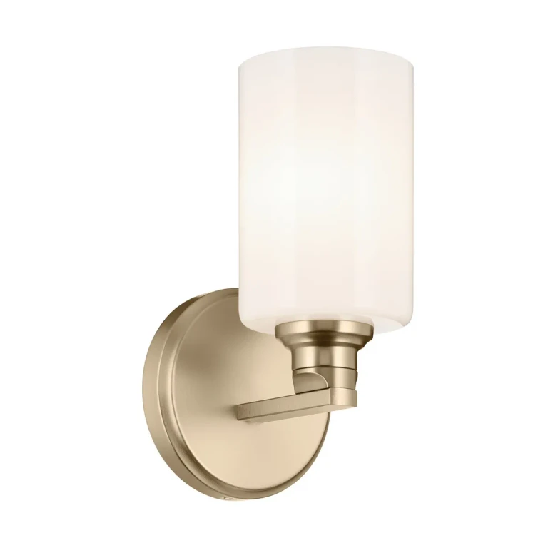 Champagne Bronze Wall Sconce from the Gioe Collection