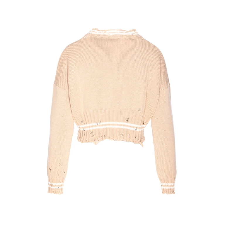 Marni Crop Crew Neck Sweater