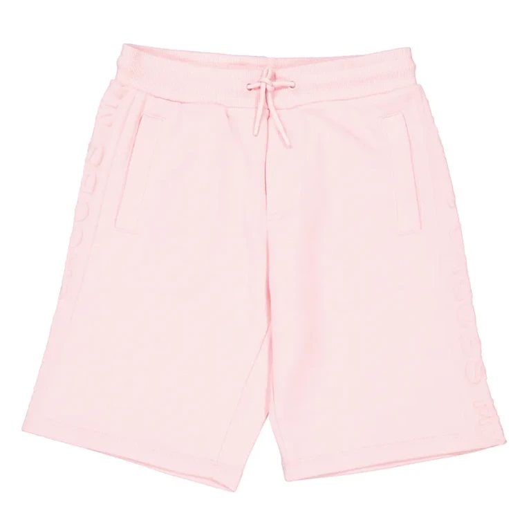 Little Marc Jacobs Girls Embossed Logo Drawstring Cotton Shorts