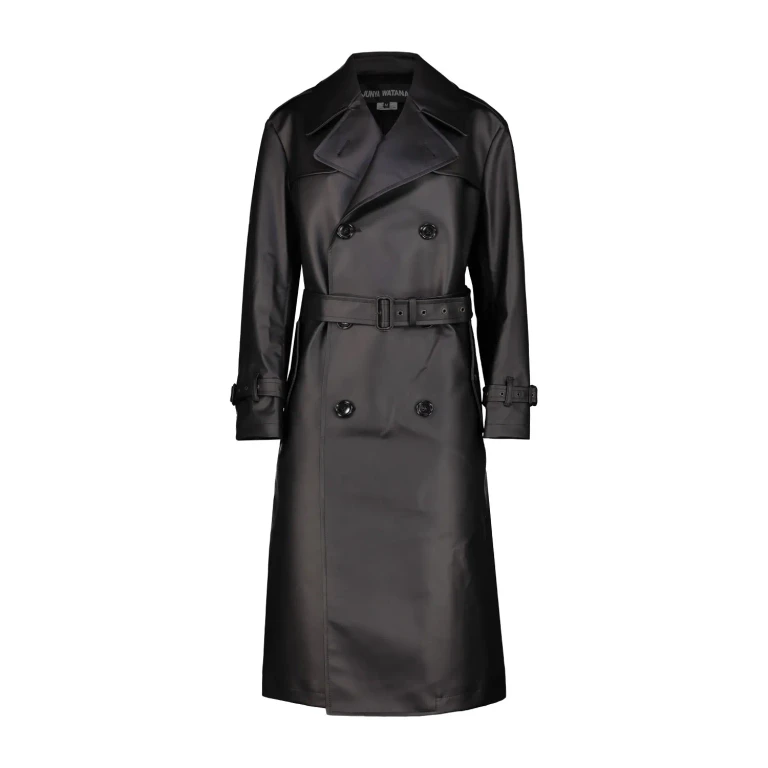 Junya Watanabe Trench Coat In Syntetic Leather