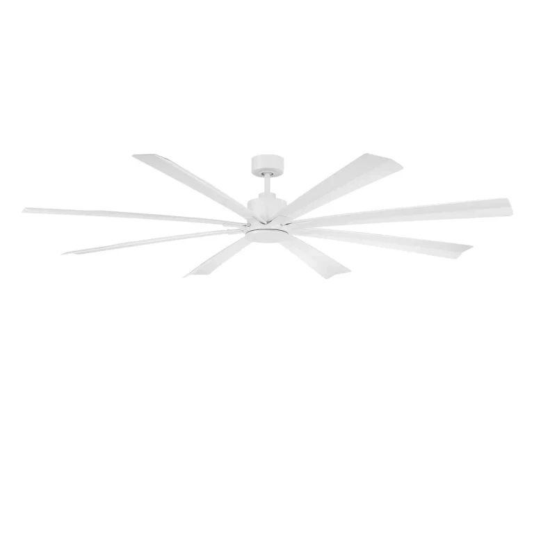 Matte White 84" Ceiling Fan from the Size Matters Collection