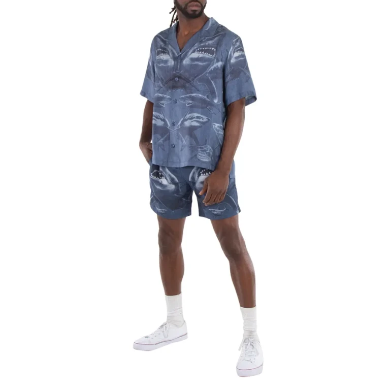 Burberry Shark Printed Swim Shorts