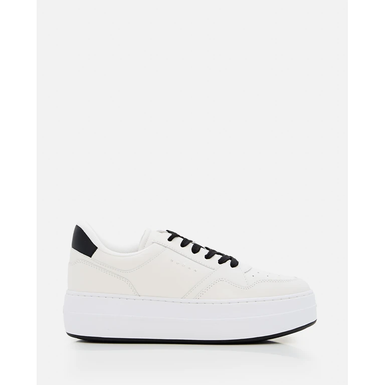 Hogan Sneakers Black Calfskin Leather - Women